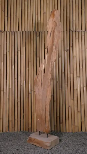Product image 2 of the product “Root with stand made of teak wood about 190cm height ”